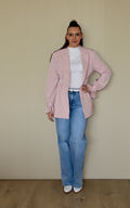 Stripe Blazer Pink